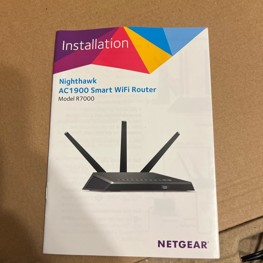 NETGEAR Nighthawk Black and Blue WiFi Router - Picture 3 of 4